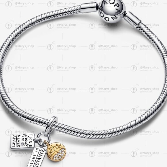 Pandora Friendship Triple Dangle Charm - Picture 3 of 6